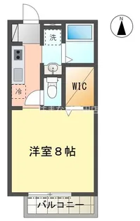 ヒルサイドテラス D【2階】の間取り