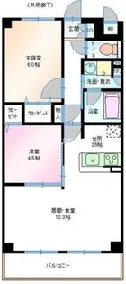 フェリーチェⅠ【3階】の間取り