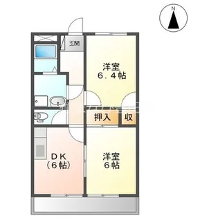 クリスタルヒルズⅠ【102号室】の間取り