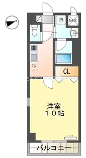 グローリ若宮【1階】の間取り