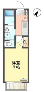 DiasTown大清水 E棟【2階】の間取り