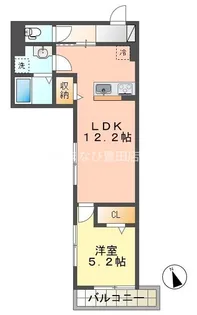 クレールビュウ【2階】の間取り
