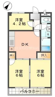 第一板倉マンション【4階】の間取り