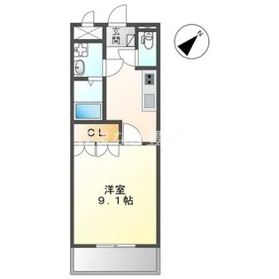 Hermitage【2階】の間取り