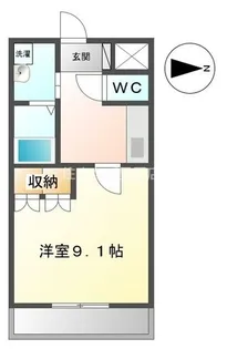 ハピネス幸【2階】の間取り