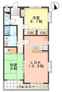 ハイムS.S【4階】の間取り
