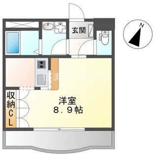 アーバンプレイスOlive【103号室】の間取り