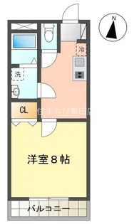 アンプルール ブワ デルニエ【1階】の間取り