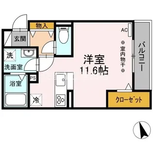 サンシャインヒルズ昭和町【3階】の間取り