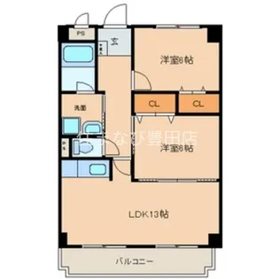 Green Annex 1【2階】の間取り