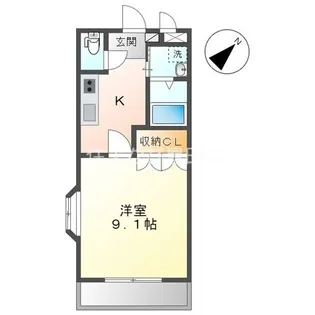 プランドールMK【2階】の間取り