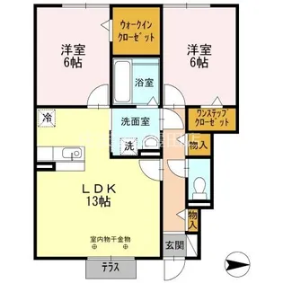 シャロンⅡ【1階】の間取り