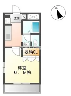 クローバー【2階】の間取り