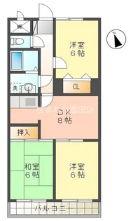 シャルマン光【2階】の間取り