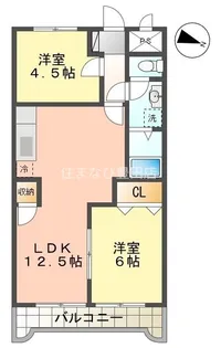 小坂プリンシア【603号室】の間取り