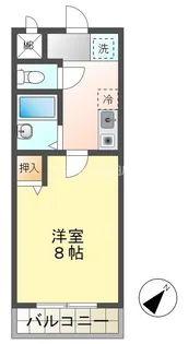 セントラルコートサイトウ【202号室】の間取り