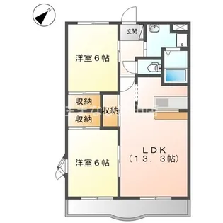 メゾン ド アンジュ【2階】の間取り