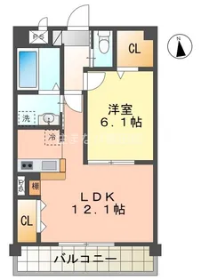 パルティール【303号室】の間取り