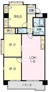 サフィニアMI【201号室】の間取り