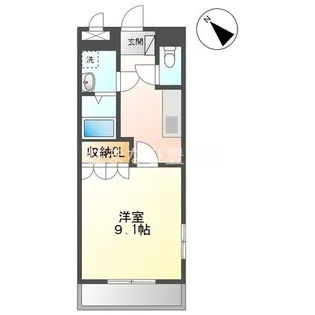 イーストヒルズ東山【101号室】の間取り
