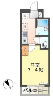 オーシャン三河豊田駅前(旧称:クラシエ三河豊田駅前)【2階】の間取り