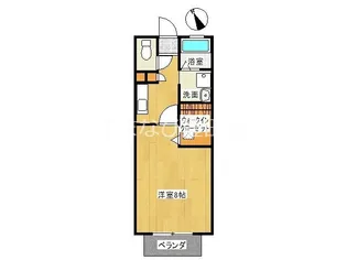 エスポワールかおり【102号室】の間取り