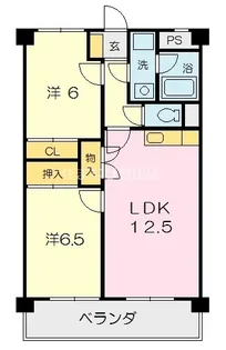 コートレージュⅡ【1階】の間取り