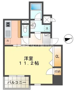 クオリア若宮町【6階】の間取り