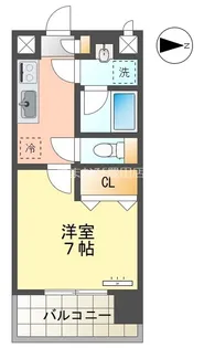 1Kの間取り画像