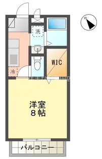 ヒルサイドテラス A【2階】の間取り
