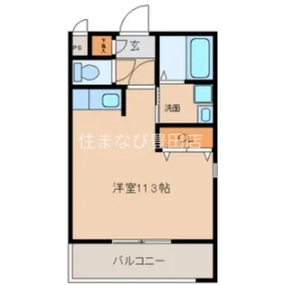 カトル・セゾンK【401号室】の間取り