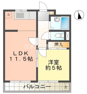 グリーンハイツ武田【2階】の間取り