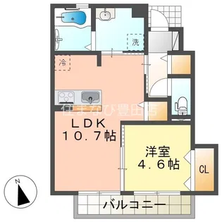 マ メゾン【A-2号室】の間取り