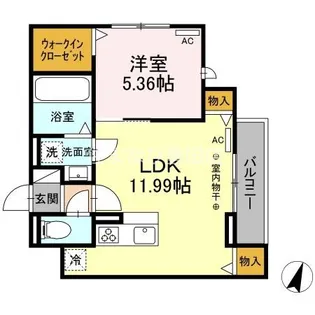 ココブラン【2階】の間取り