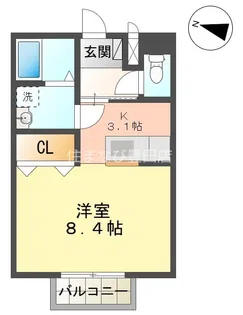 オリーブ・ハウスHIDAKA【2階】の間取り