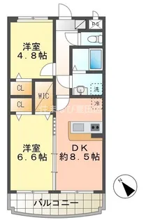 ロイヤル大成町1号館【205号室】の間取り