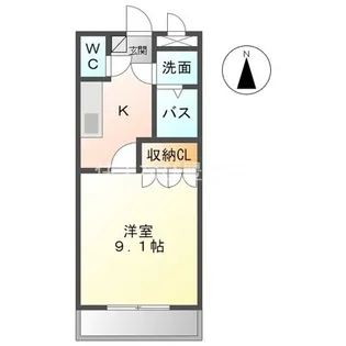 シアンメリー【302号室】の間取り