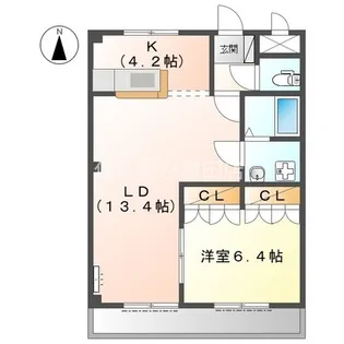 フォレスト・パレ【1階】の間取り