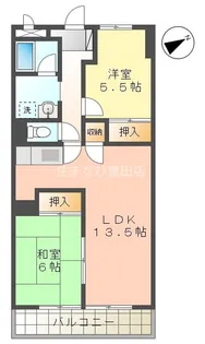 セレクト山之手【3階】の間取り