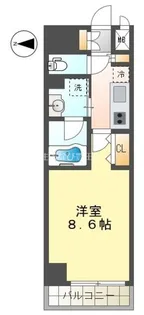 RESIDENCIA TOYOTA SAKURAMACHI【902号室】の間取り