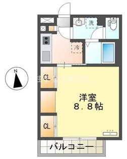 リブリ・プルミエール豊田【303号室】の間取り