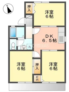 サン・ヒルズ C棟【1階】の間取り