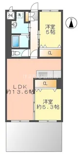 THE FAR SOUTH EAST【103号室】の間取り