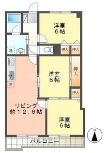 サフィニアMI【3階】の間取り