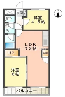 ロイヤル前山【3階】の間取り