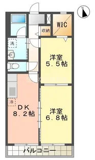 アヴニールY・M【2階】の間取り