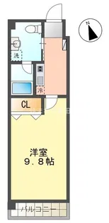ホワイトレジデンス【206号室】の間取り