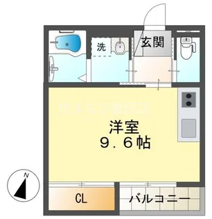 PESO山之手【1階】の間取り