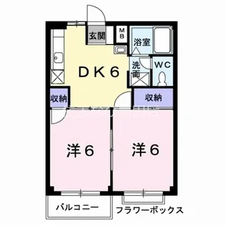 ウェストヒルズ【2階】の間取り