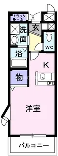 アンソレイエ【2階】の間取り